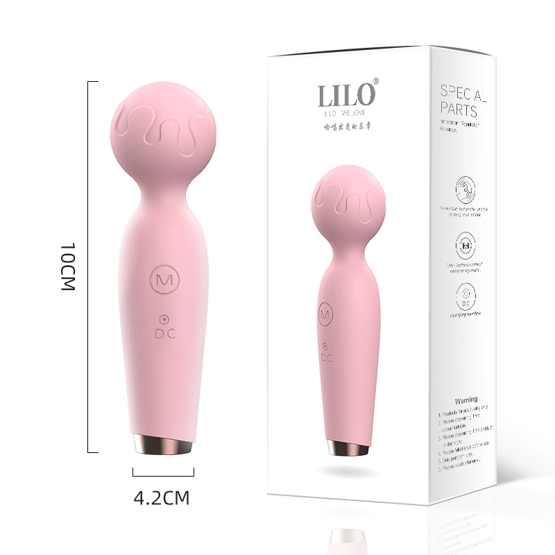 Adult AV Massage Stick Full Silicone Super Shock Massage Stick AV Wand Sex Toy for Man Vibrator