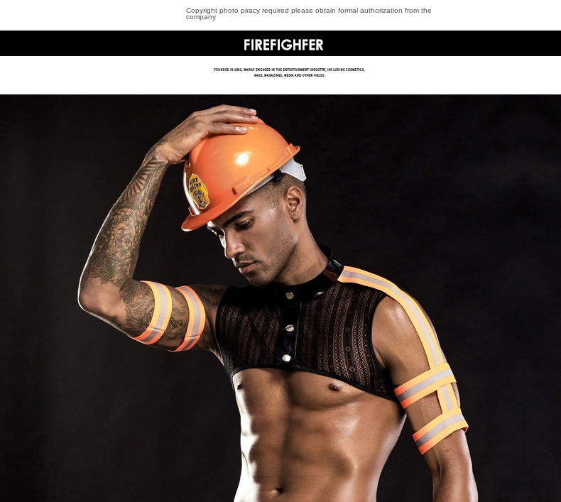 Firefighter Play Performance Uniform Sexy Lingerie for Man