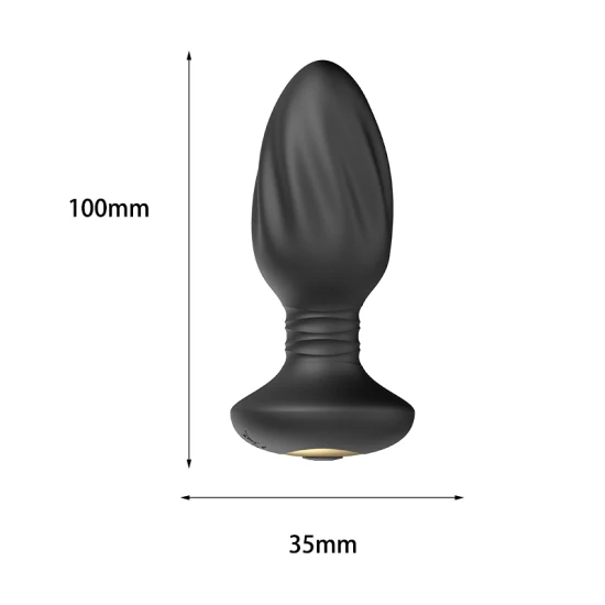 Vibrador Anal Plug Vibrador Masajeadores de Próstata Ano Juguetes Sexuales para Hombres, Mujeres y Parejas